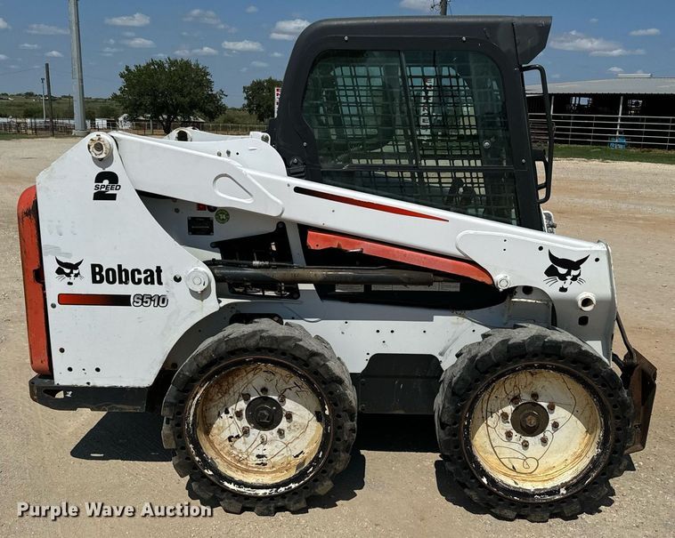 image for item IE9110 2014 Bobcat S510 skid steer loader