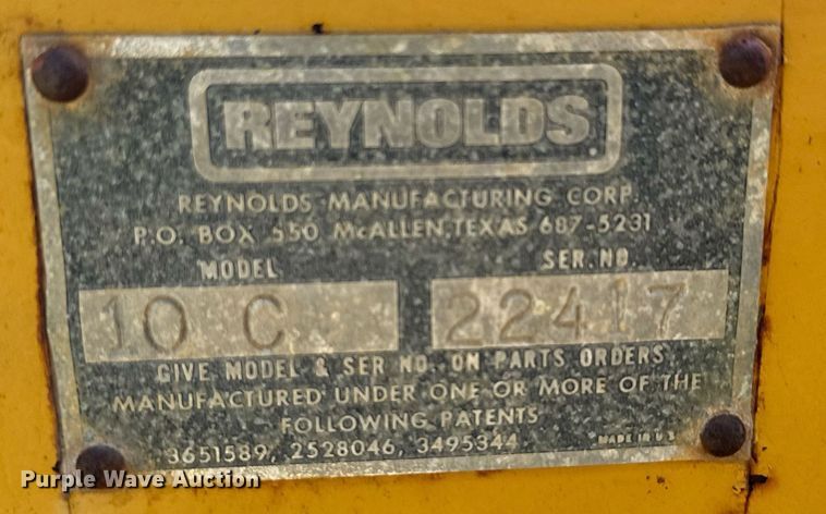 image for item IE9111 1984 Reynolds 10C scraper