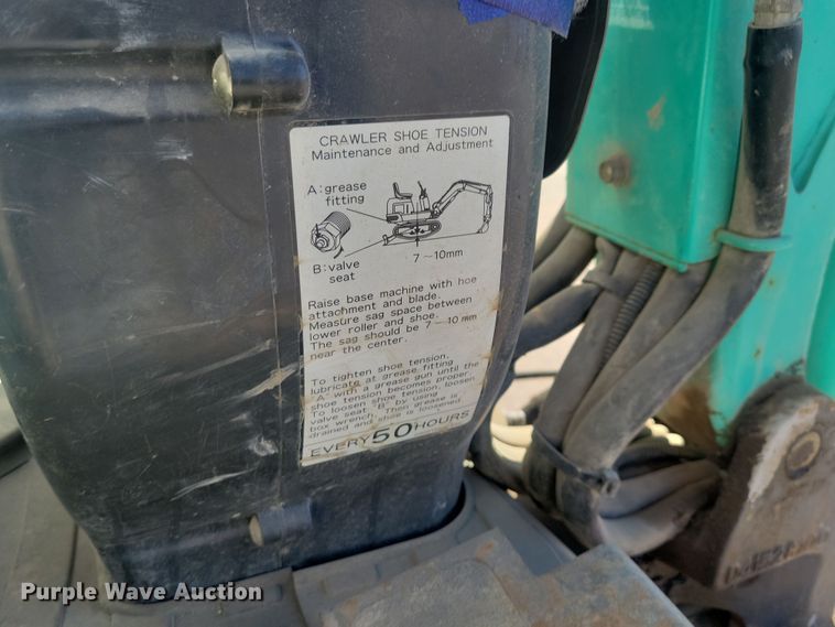 image for item JO9386 IHI 9VX3 mini excavator