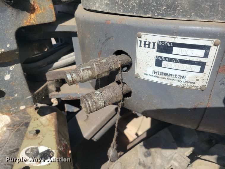 image for item JO9386 IHI 9VX3 mini excavator