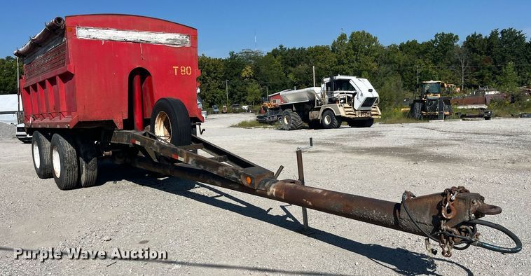 image for item LC9041 1995 Schien Equipment end dump pup trailer