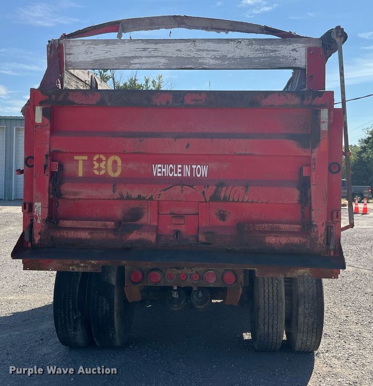 image for item LC9041 1995 Schien Equipment end dump pup trailer