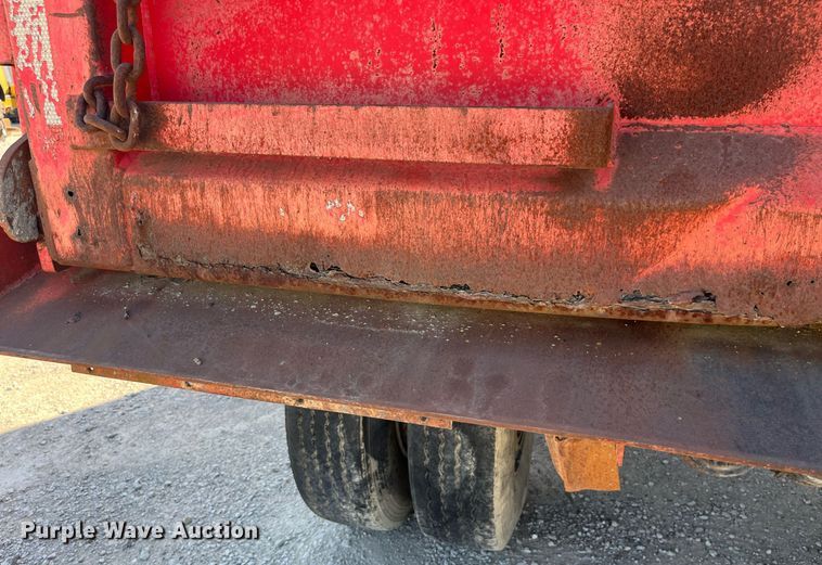 image for item LC9041 1995 Schien Equipment end dump pup trailer