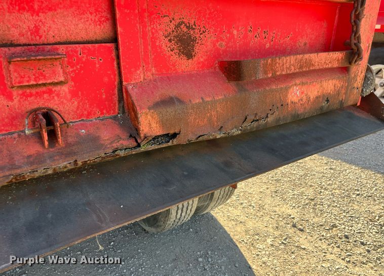 image for item LC9041 1995 Schien Equipment end dump pup trailer