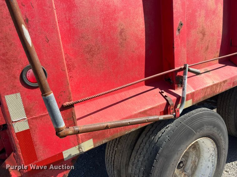 image for item LC9041 1995 Schien Equipment end dump pup trailer