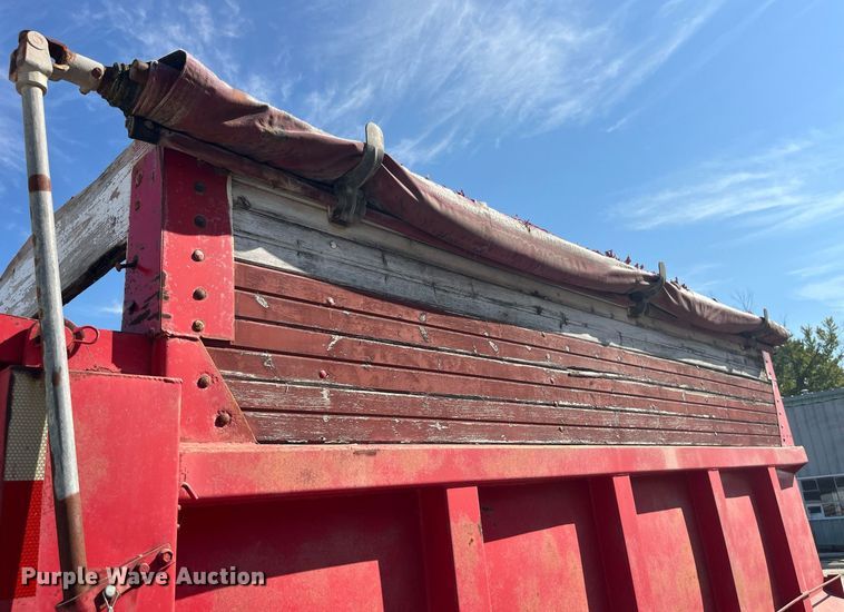 image for item LC9041 1995 Schien Equipment end dump pup trailer