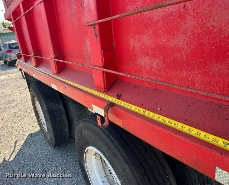 image for item LC9041 1995 Schien Equipment end dump pup trailer