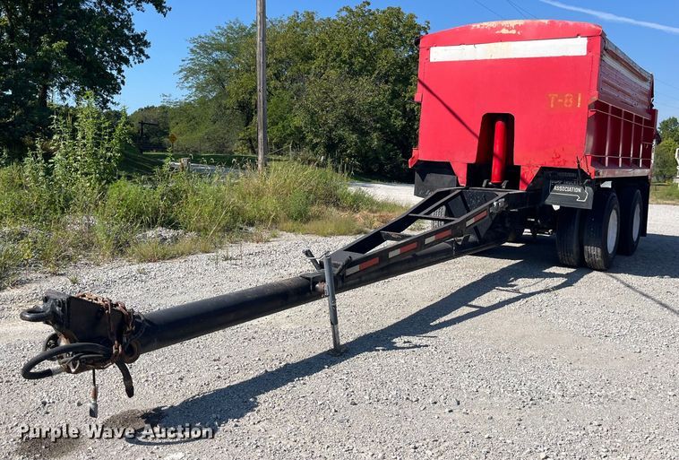 image for item LC9042 1995 Schien Equipment end dump pup trailer