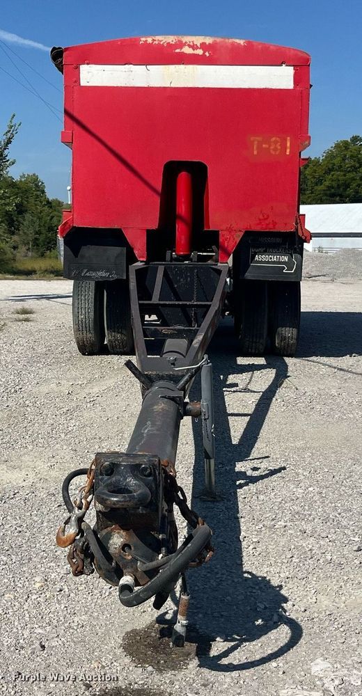 image for item LC9042 1995 Schien Equipment end dump pup trailer