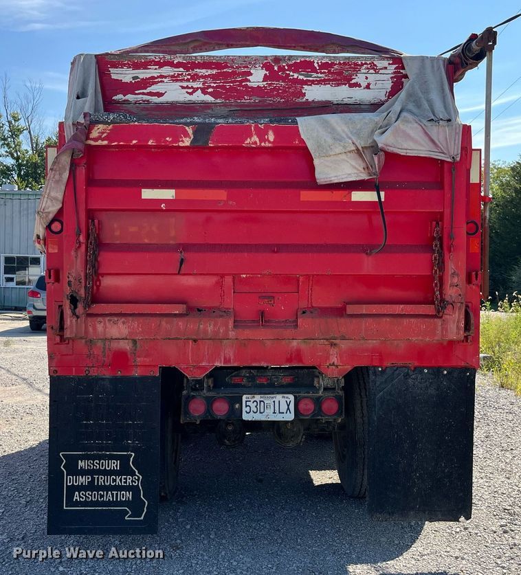 image for item LC9042 1995 Schien Equipment end dump pup trailer