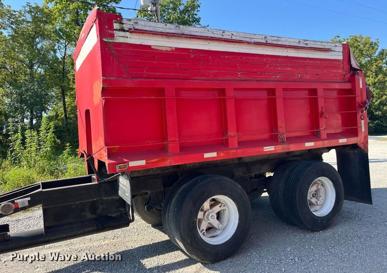 image for item LC9042 1995 Schien Equipment end dump pup trailer