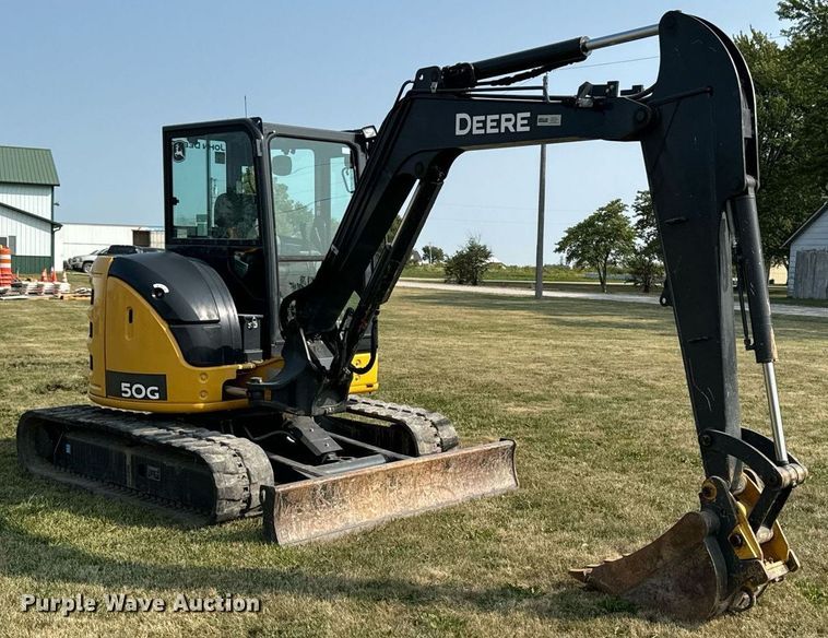 image for item LC9062 2016 John Deere 50G mini excavator
