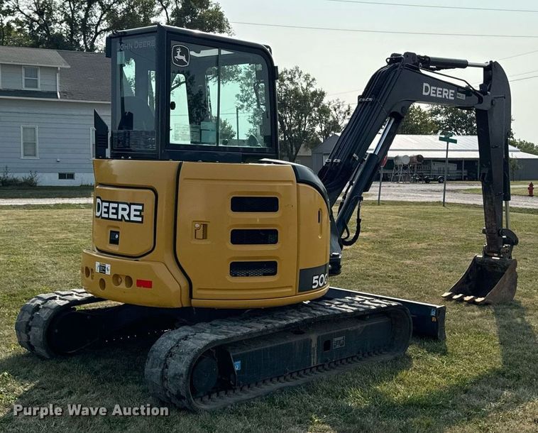 image for item LC9062 2016 John Deere 50G mini excavator