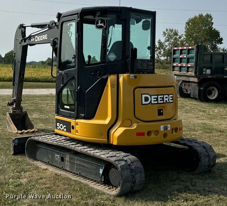 image for item LC9062 2016 John Deere 50G mini excavator