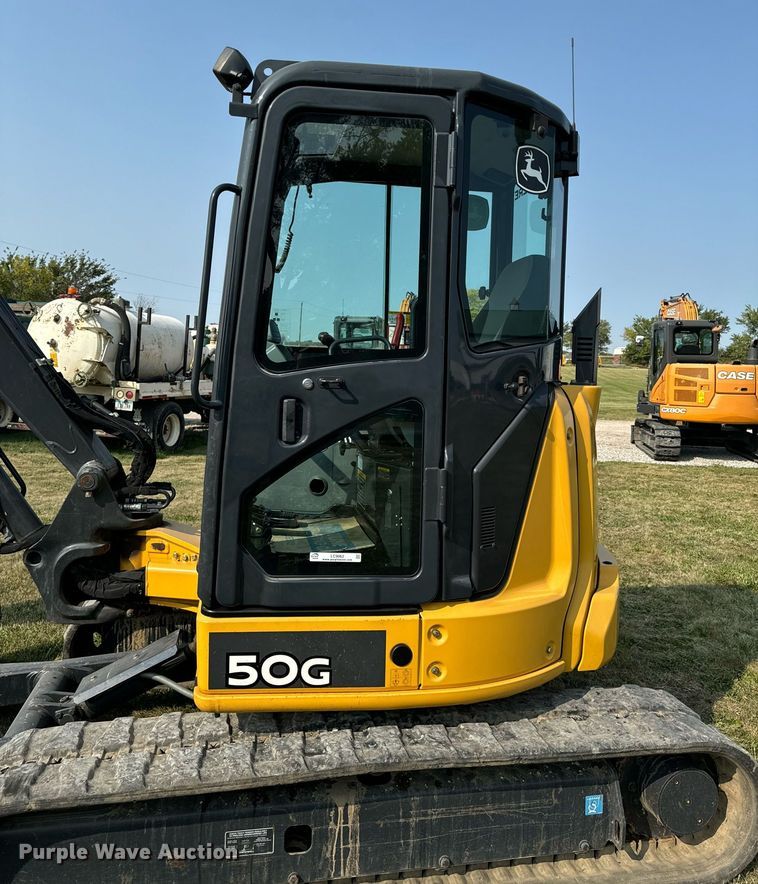 image for item LC9062 2016 John Deere 50G mini excavator