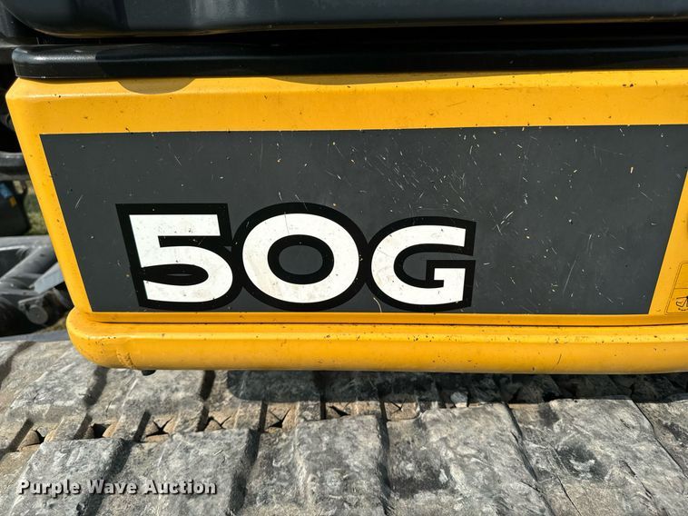 image for item LC9062 2016 John Deere 50G mini excavator