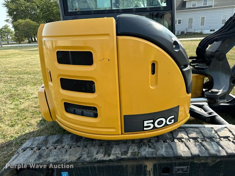 image for item LC9062 2016 John Deere 50G mini excavator
