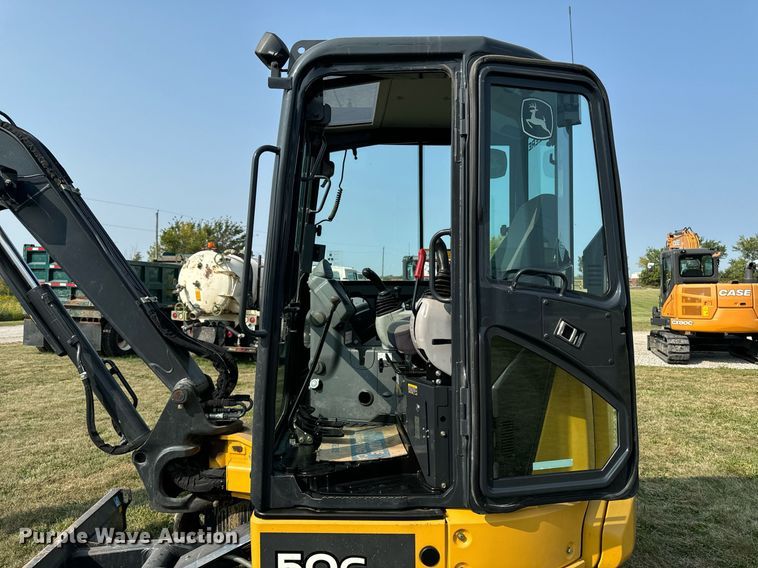 image for item LC9062 2016 John Deere 50G mini excavator