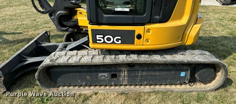 image for item LC9062 2016 John Deere 50G mini excavator