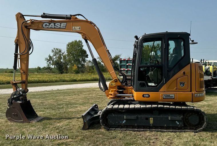 image for item LC9063 2017 Case CX80C mini excavator