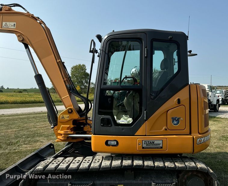 image for item LC9063 2017 Case CX80C mini excavator