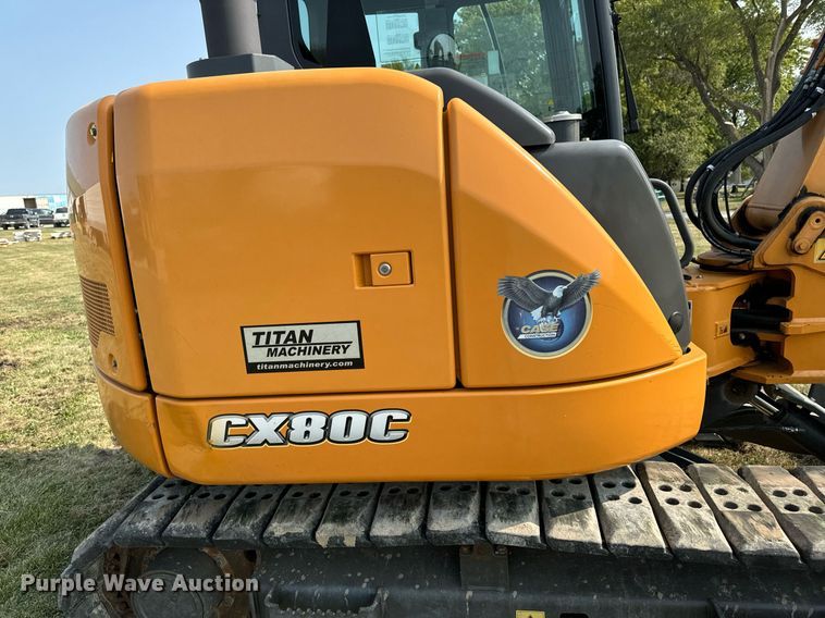 image for item LC9063 2017 Case CX80C mini excavator