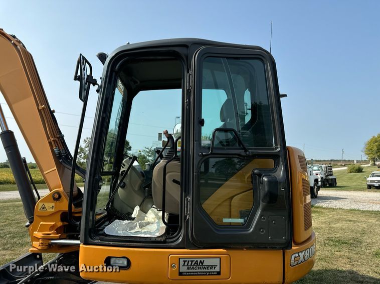 image for item LC9063 2017 Case CX80C mini excavator