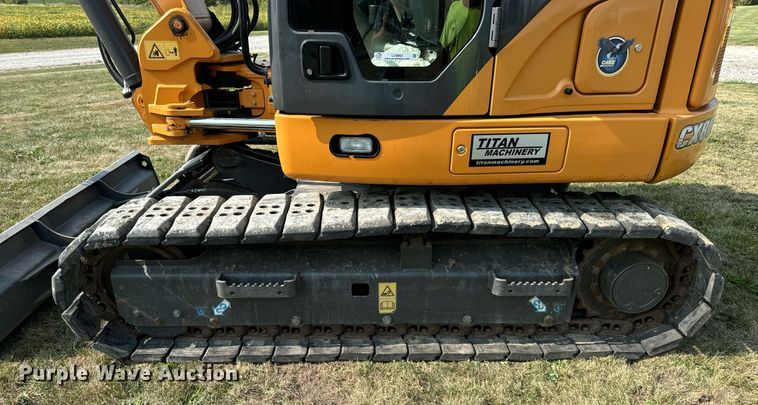 image for item LC9063 2017 Case CX80C mini excavator