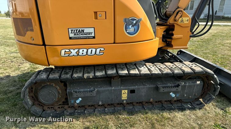 image for item LC9063 2017 Case CX80C mini excavator