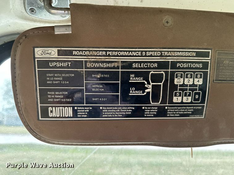 image for item LC9064 1995 Ford L9000 hydrovac truck