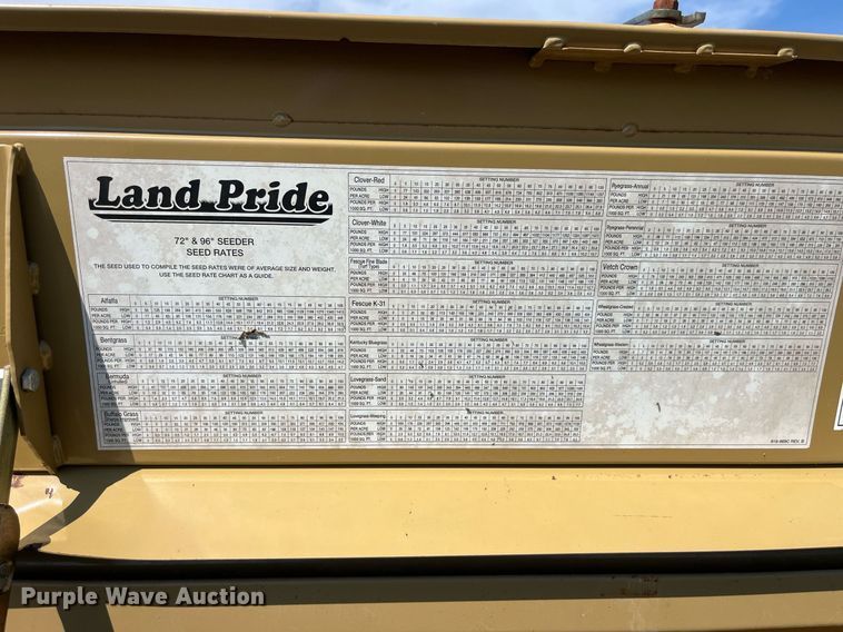 image for item LC9100 Land Pride PS1572 seeder