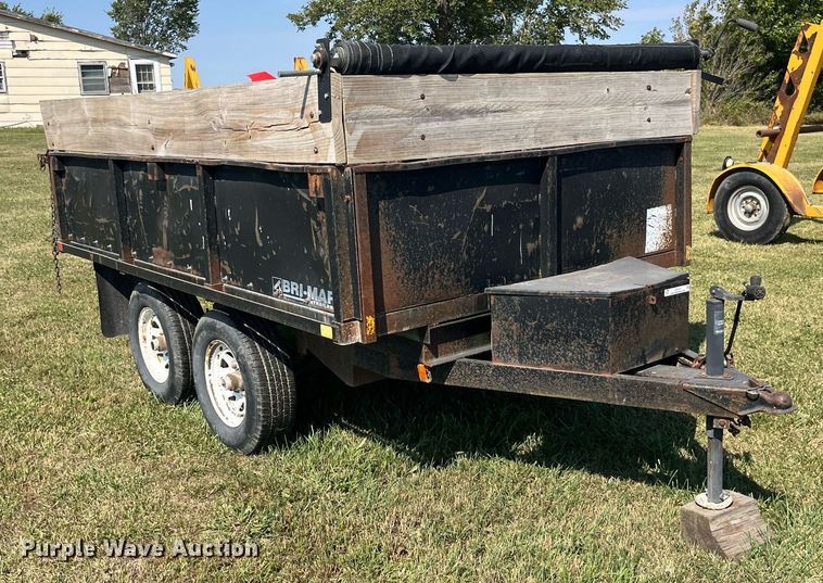 image for item LC9137 1999 Bri-Mar MFG Dump trailer