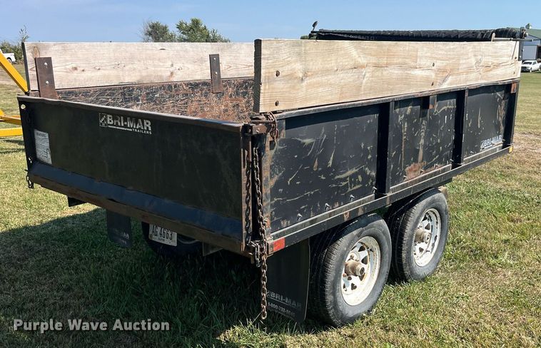 image for item LC9137 1999 Bri-Mar MFG Dump trailer