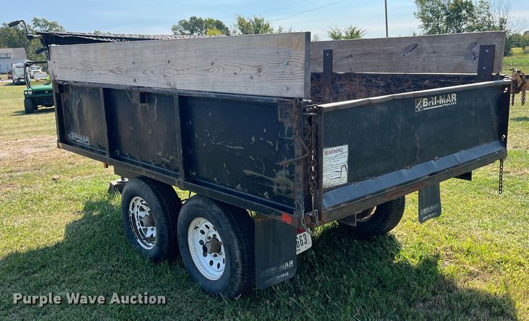 image for item LC9137 1999 Bri-Mar MFG Dump trailer