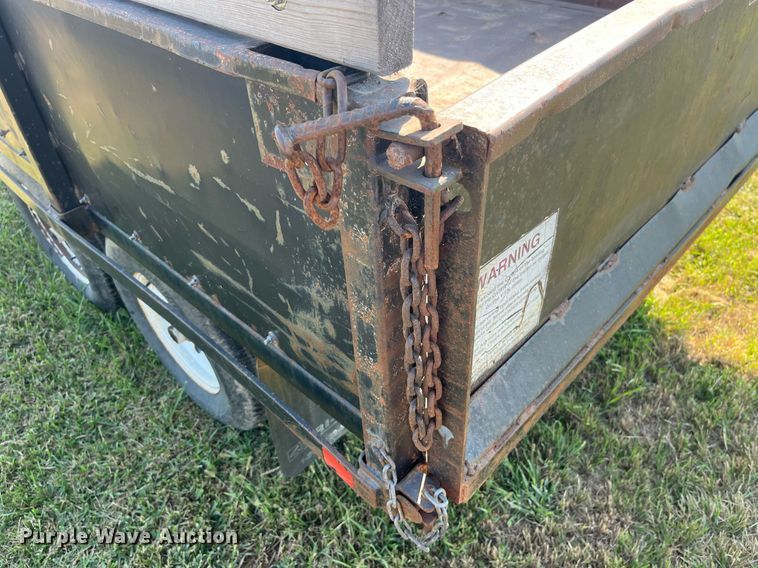 image for item LC9137 1999 Bri-Mar MFG Dump trailer