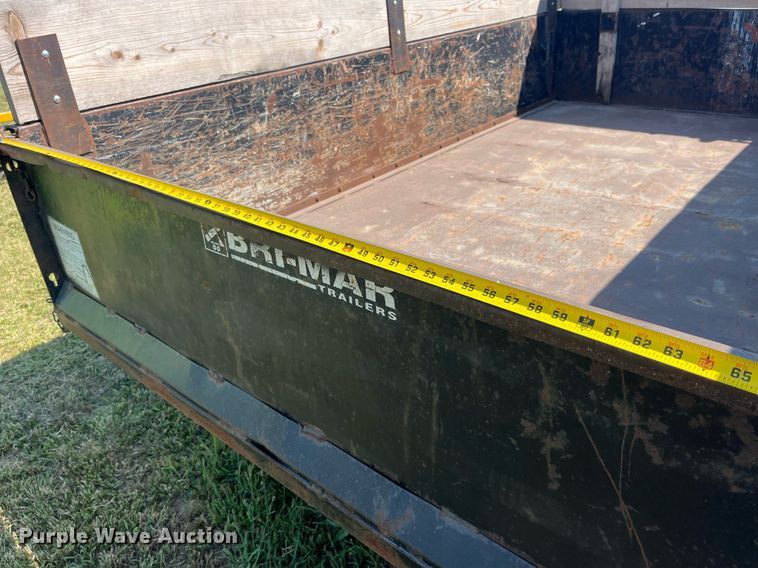 image for item LC9137 1999 Bri-Mar MFG Dump trailer