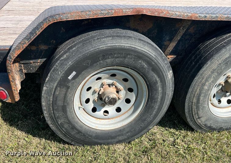 image for item LC9138 2014 Maxey equipment trailer