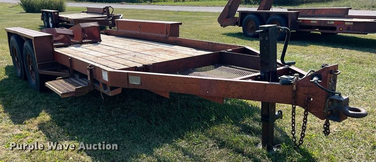 image for item LC9141 1988 Belshe equipment trailer
