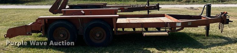 image for item LC9141 1988 Belshe equipment trailer
