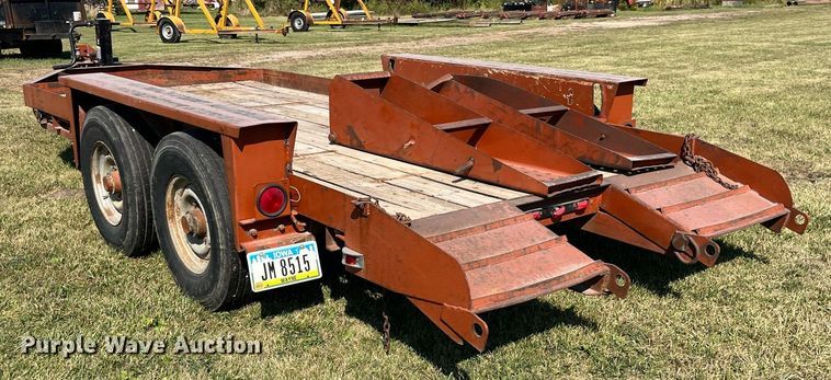 image for item LC9141 1988 Belshe equipment trailer