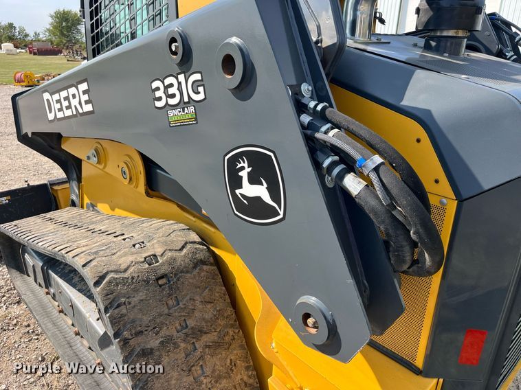 image for item LC9143 2019 John Deere 331G tracked skid steer loader