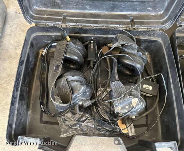 image for item LC9153 (4) sets of Setcom CSB-990MAX intercom headsets