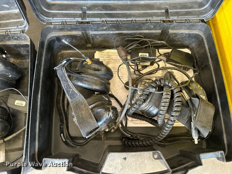 image for item LC9153 (4) sets of Setcom CSB-990MAX intercom headsets