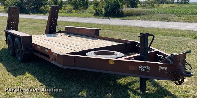 image for item LC9158 1998 Belshe T16-2EP equipment trailer