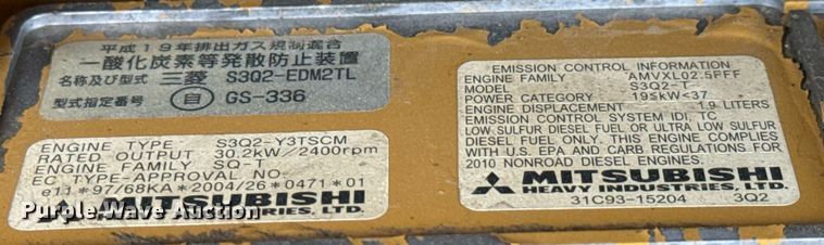 image for item MV9108 2010 Caterpillar  303.5C CR mini excavator