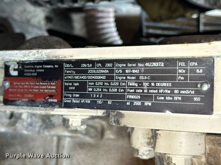 image for item MV9117 2002 CompAir Q375DC-E air compressor