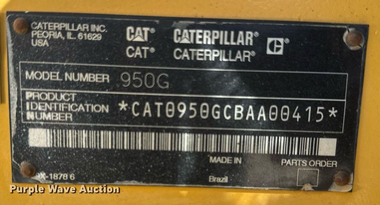 image for item MV9119 2004 Caterpillar 950G Series 2 wheel loader