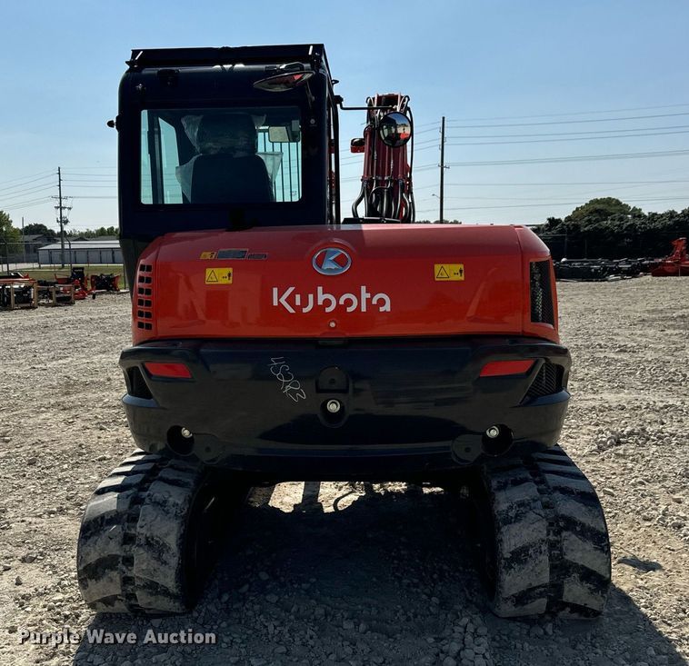 image for item MV9155 2020 Kubota  KX080-4S2 mini excavator