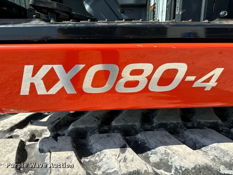 image for item MV9155 2020 Kubota  KX080-4S2 mini excavator