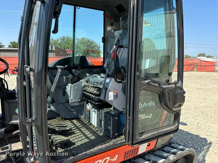 image for item MV9155 2020 Kubota  KX080-4S2 mini excavator